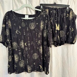 Soma Black and Gold Celestial Set